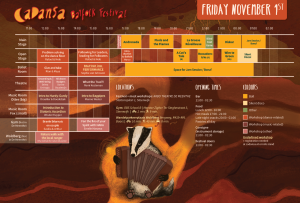 Timetable Friday