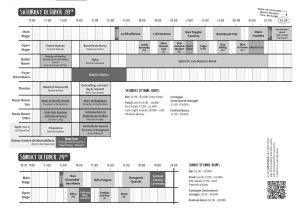 Timetable Saturday Sunday (printer friendly)