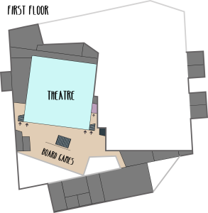 CaDansa 2025 map, first floor